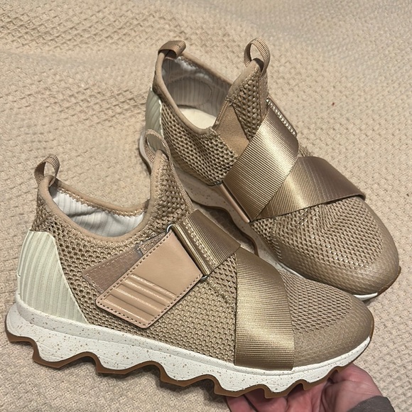 Sorel Women's Sneakers in Tan and Cream - Picture 1 of 6